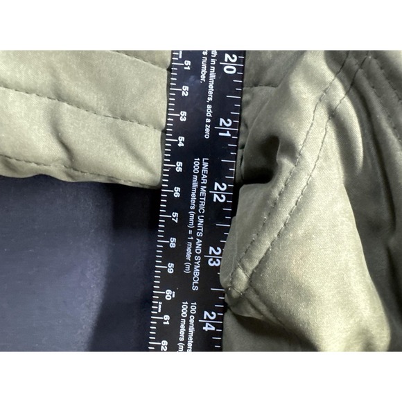 White‎ Stag Jacket Womens 1X 16W Green Quilted Hooded Zip Front Removable Hood - Picture 16 of 16